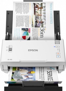 Epson DS-410 Alimentation papier de scanner 600 x 600 DPI A4 Noir, Blanc