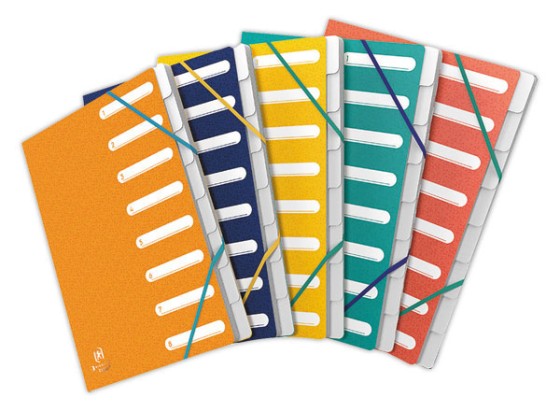 1 Trieur bicolor recyclé à 8 positions