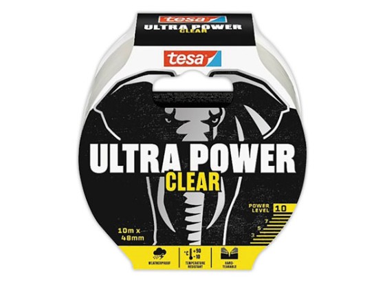 1 Ruban Tesa Ultra Power Clear 10 m x 48mm - Transparent