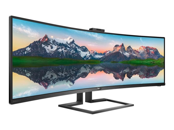 PHILIPS 499P9H/00 UWQHD, Curved,49p,VA,Webcam,70Hz, 5ms, Adaptive Sync, Docking USB-C, USB-C Port, DP, HDMI, Heightadj. HP