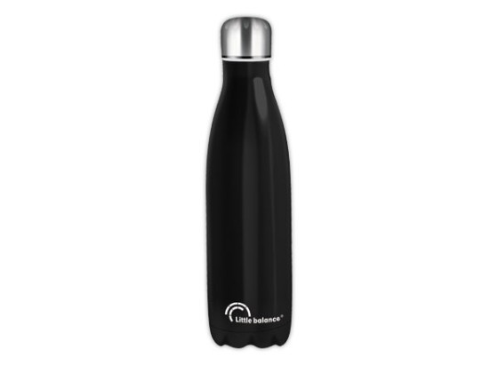 1 Bouteille isotherme inox 50 cl, coloris noir