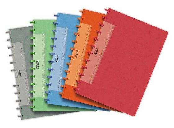 1 Cahier couverture carte ADOC A4, ligné,144 pages