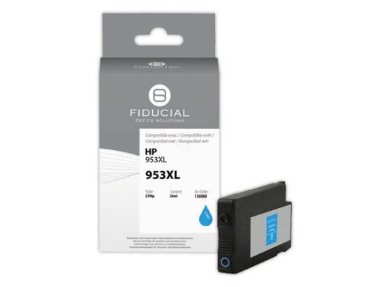 1 Cartouche Hp953XL cyan compatible FIDUCIAL