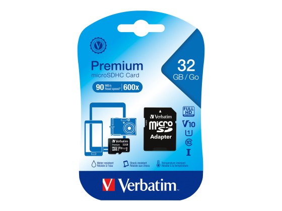 Verbatim Premium 32 Go MicroSDHC Classe 10