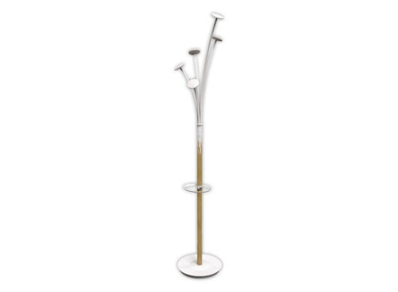 1 Portemanteau festival bois blanc 5 patères