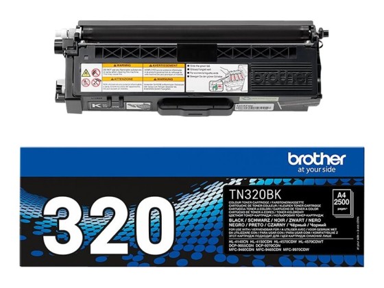 Brother TN-320BK - Cartouche de toner originale – Noir