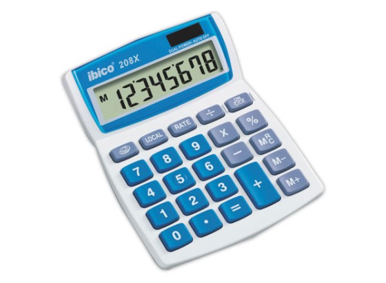 1 Calculatrice Ibico 208X