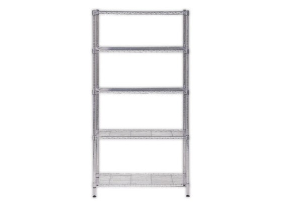 1 Etagère multifonction 5 niveaux L90 x H200 cm