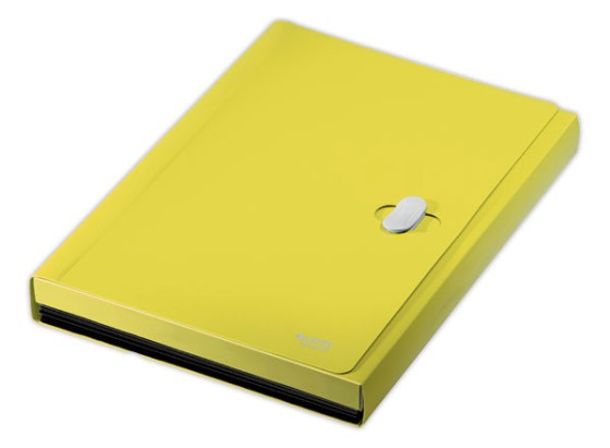 1 Trieur extensible Leitz en PP recyclé - 6 compartiments - Jaune