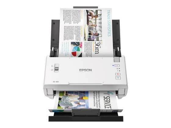 Epson DS-410 Alimentation papier de scanner 600 x 600 DPI A4 Noir, Blanc