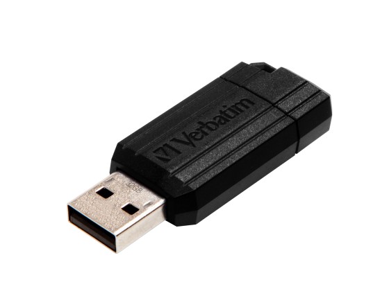 Verbatim Micro-clé USBPinStripe de 32 Go - noire