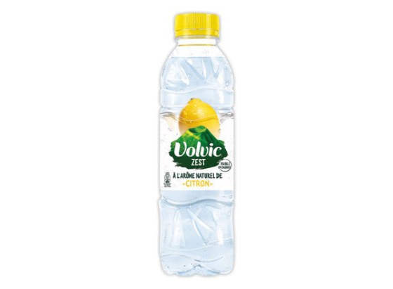 1 Pack de 24 Bouteilles eau VOLVIC zest citron 50 cl
