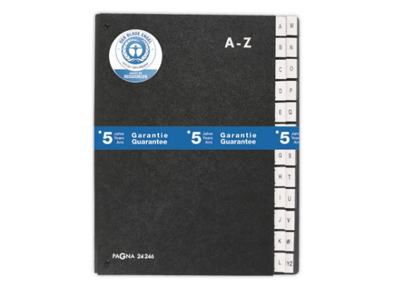 1 Trieur alphabétiique DURABLE Pagna - 24 compartiments - noir