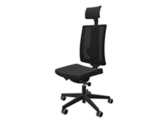 1 Siège NAVIGO synchrone ergo tissu noirtêtière 2D