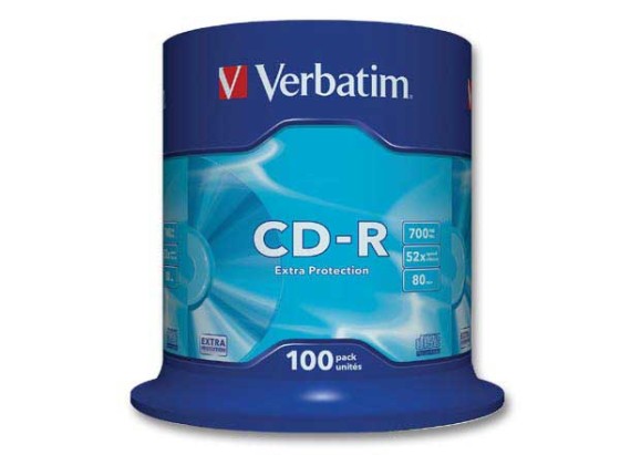 Verbatim CD-R Extra Protection 700 Mo 52x 100 pièce(s)
