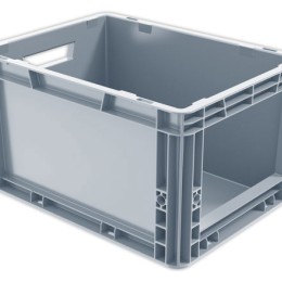 1 Bac picking avec ouverture large gris 20L