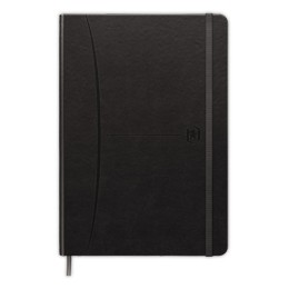 1 Cahier Signature broché A5 160 pages 5x5. Noir