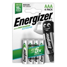 1 Blister de 4 Piles rechargeables ENERGIZER Extreme HR3 (AAA)