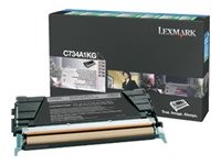 LEXMARK C734,  X734 cartouche de toner noir capacité standard 8.000 pages pack de 1 retour programme