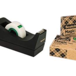 1 Dévidoir noir + 3 rubans Scotch® MagicTM 19 mm x 33 m