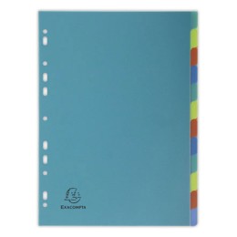 1 Jeu d'intercalaires Forever EXA PP recyclé pour format A4 - 12 touches