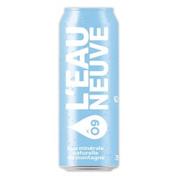 1 Carton de 24 canettes Eau Neuve slim plate - 33cl