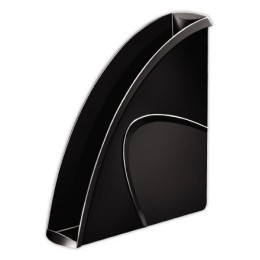 1 Porte-revues CEP Pro Happy-Dos 8 cm - Noir