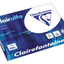 1 Ramette de 250 feuilles papier blanc CLAIREFONTAINE Clairalfa A4 160g