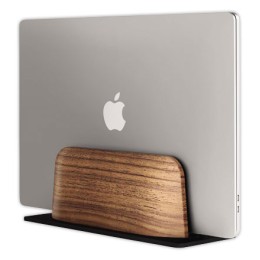 1 Support ordinateur portable et tablette vertical bois