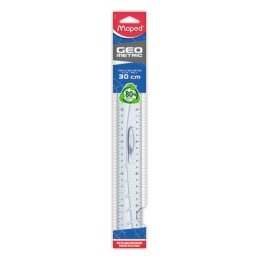 1 Triple-décimètre - GEOMETRIC, en plastique recyclé