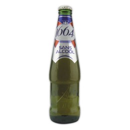 1 Pack de 12 bouteilles de bière blonde 1664 sans alcool - 33cl