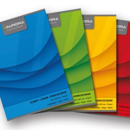 1 Cahier agrafé Aurora 210x297 mm quadrillé - 5x5 - 70g - 72 pages