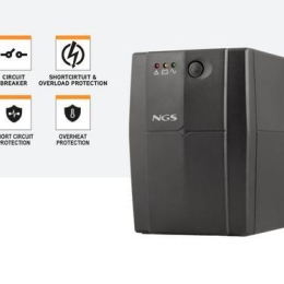 ONDULEUR NGS FORTRESS OFF LINE UPS 900W - AVR SCHUKO PLUG x 4