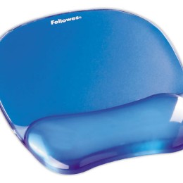 1 Tapis de souris gel FELLOWES Crystal -bleu