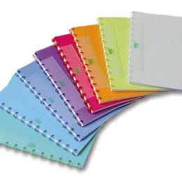 1 Cahier couverture polypro AD'OC A4, 5x5, 144 pages