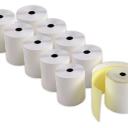 1 Lot de 10 Bobines de papier pour caisses et terminaux point de vente 76 x 70 mm