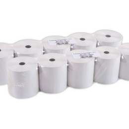 1 Lot de 10 Bobines de papier pour caisses et terminaux point de vente 80X80X12