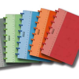 1 Cahier couverture carte ADOC A5, 5x5, 144 pages