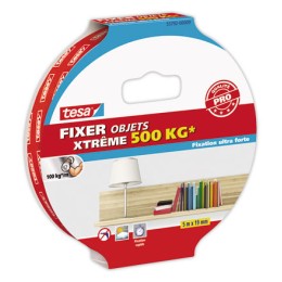 1 Ruban Fixer Objets Double face xTREME 500 kg  5 m x 19 mm