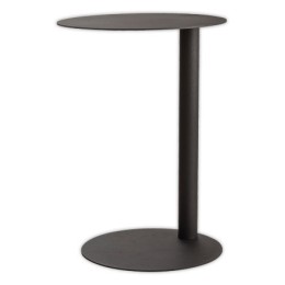 1 Table d'appoint ronde EasyDesk gris anthracite diam 40 cm