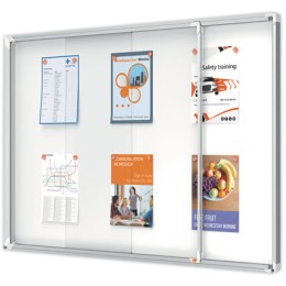 1 Vitrine d'intérieur avec  porte coulissante Premium Plus 18A4  NOBO