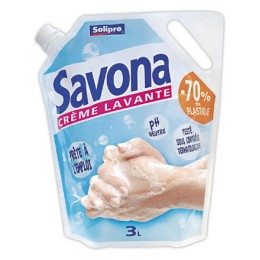 1 Eco recharge crème lavante 3L parfum Amande