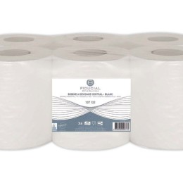 1 Pack de 6 Pack de 6 Bobines à dévidage central diamètre 19cm - blanc