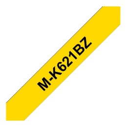 BROTHER P-TOUCH MK-621 noir sur jaune  9mm
