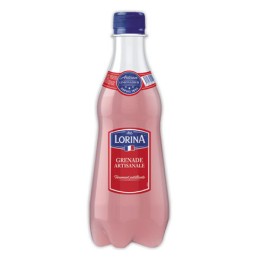 1 Pack de 12 bouteilles de limonade grenade Lorina 42cl