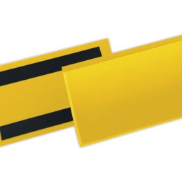 1 Boite de 50 Pochettes logistiques magnétiques 150x67 mm jaune DURABLE