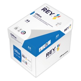 1 Carton de 5 Ramettes 500 feuilles papier A4 80g très blanc REY Office