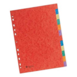 1 Jeu d'intercalaires FIDUCIAL carte lustrée format A4 12 touches