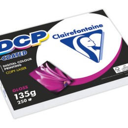 1 Ramette de 250 feuilles de papier blanc laser DCP Coated A4 135g