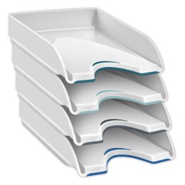 1 Lot de 4 Corbeille à courrier CEP Nuance